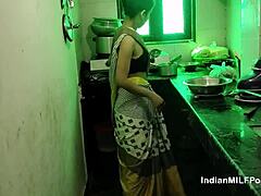 sexy indian 18 year old maid gets wild sex with desi hindi audio in homemade amateur action