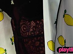 Check out these big tits slender French milf and Russian babe showing off their nude bodies!