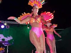 Sambão 2022 Features Big Ass In Tight Stockings And Pantyhose