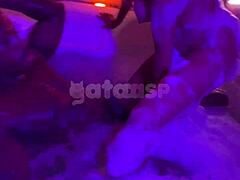 Hotwife Gataaasp Takes Big Black Cock Bareback In Steamy Bathtub Interracial Action