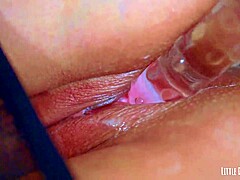 This amateur Latina teen shows off her perfect pink shaved pussy, wet and ready in a homemade Asian-inspired orgasm scene.