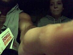 She was enjoying donuts when he started pounding her young pussy hard until a raw creampie finish