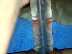 Wife Hayley, Grab That Big Dildo and Slide It In Deep for Pt1 Action