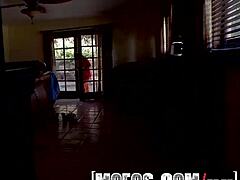 Mofos captures Katrina Jade showing bouncy big ass and masturbating in bathroom for pervs