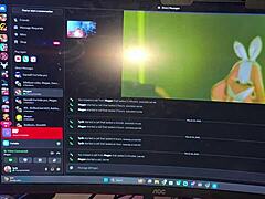 redhead gamer girl takes big black cock doggystyle rough creampie between sessions