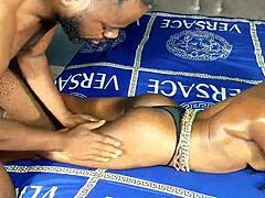 Petite girl moans from rough sex with deepthroat licking and juicy screams