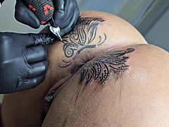 Whoa, check out how I'm modifying the tattoo around my ass - it's way bigger now than before!
