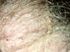 Found stepmom's wet panties at home and jerked my huge cock intensely over them in elegant suit