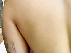 casual meetup at the hotel turns into wild ass play with crossdressing transsexual wife and her friend.