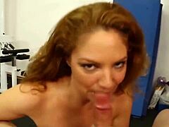 Is busty Kiki Daire ready for sensual handjob workout with big natural tits?