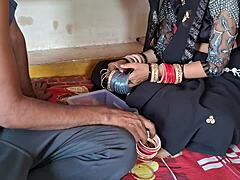 The first time milking big tits leads to intense action