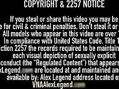 Rim job milf Alexis Fawx takes Alex Legend's huge cock deep!