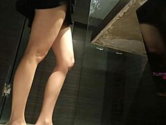 Hidden camera catches my primastra in the bathroom shower, so I penetrate her hard and cum all over her body