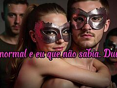 so i ended up turning into the little slut for my husband's friends in this erotic real story with synthetic images and voice