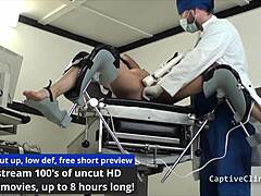 i uh i mean i'm like totally the human guinea pig here phoenix rose in this wild latex skirt spreading scene with vibrator close-ups and gloves