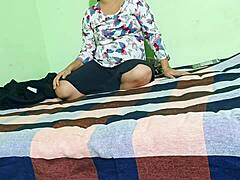 Indian Girl Enjoys Sexy Doggystyle With Husband's Friend in First Time Encounter