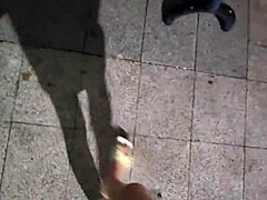 yo, check out shemale ting xuan casually strolling outdoors and then peeing right there in public 😉