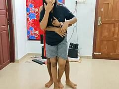 Akshay fucks me and my friend in intense threesome sex with creampie and squirting pussy action during college party night.