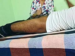 Indian Girl Enjoys Sexy Doggystyle With Husband's Friend in First Time Encounter