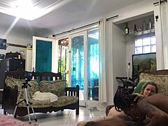 Threesome Action with C Odara Melissa Aleczander in Interracial MFF Group