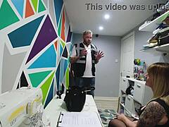 Hey, check out Lola Eastking as this shoplifting slut in a milf roleplay with big natural tits and dirty talk.