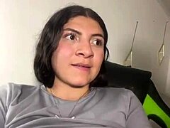 casual-narrative tremendas tetas de colombiana show off those big tits and ass in a wild homemade display