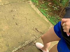 Strange girl from street accepts cash offer to follow me home for doggystyle sex and orgasm