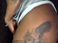 Next Door Ebony Milf In Tight Shorts Flashes Her Saggy Big Tits And Puffy Nipples To Neighbor For Orgasm Tease