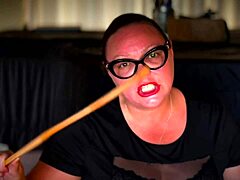 I am dominatrix mistress april welcoming you to my intense block house full of bondage and strapon domination