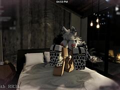 Intense ass pounding in cow costume with follower raw!