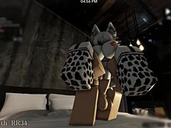 Intense ass pounding in cow costume with follower raw!