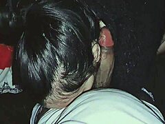 Sweet Latina teen sucks massive black cock in amateur interracial reality scene