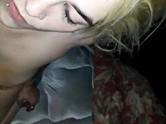 Why don't you let this white slut suck your dick right now?