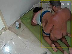 Oh my god, hidden camera catches the busty wife cheating on her husband with the neighbor, cumming everywhere!