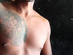 subtle solo performance hints at rhythmic flow and personal expression in rap style