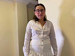 I convinced my teacher for private lessons and we ended up fucking without a condom, feeling every intense moment