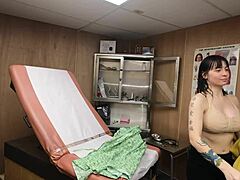 Scarlett Johnson Suggests Fetish Play as Medical Tit Consultant in Part 2 Left Scene