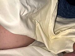 After the party, my step sister from California ended up asking to crash in my bed, leading to some unexpected solo masturbation moments in that big ass American setup.