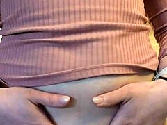 oh god, this womanizer toy just gave me a mind-blowing orgasm with my big natural tits shaking and wet pussy swelling up close