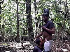 You think you can handle my deep throat skills while I lick your ass out in the forest?