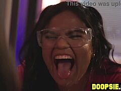 Two Kinky Lesbian Teens Caught And Punished By Busty Milf Warden With Toys And Fingering!