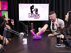 The guy lost the jerk off game and stripped, showing ass and dick for Casal Mattos