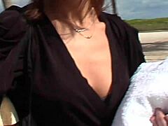 ally ann starts as the cutest cocksucker in fishnets and lingerie. she rides big cock in cowgirl with anal fingering and gaping.