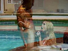 Nikki Sweet feels an erotic thrill as she catches a big cock, bending over doggystyle for deepthroat and riding in cowgirl position with her big tits bouncing.