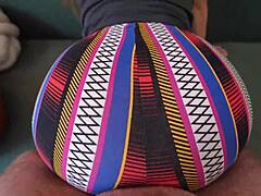 Fucked a curvy girl with huge wet pussy and big ass hard in torn leggings for creampie!