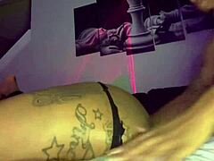 boyfriend dick gets me wet with that big black cock riding and sloppy creampie action