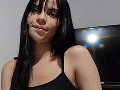 Laura tests dildo against big penis and prefers natural one more.