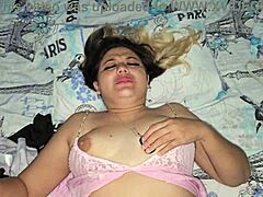 hey that blonde is getting fucked hard before bed in her pajamas 😏