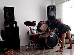 Latina Curvy Babe Dances Stripping with Huge Ass Shaking in Homemade Fetish Roleplay.