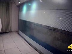 Young Beauty Gives Blowjob To Monster Cock In Steamy Sauna Encounter